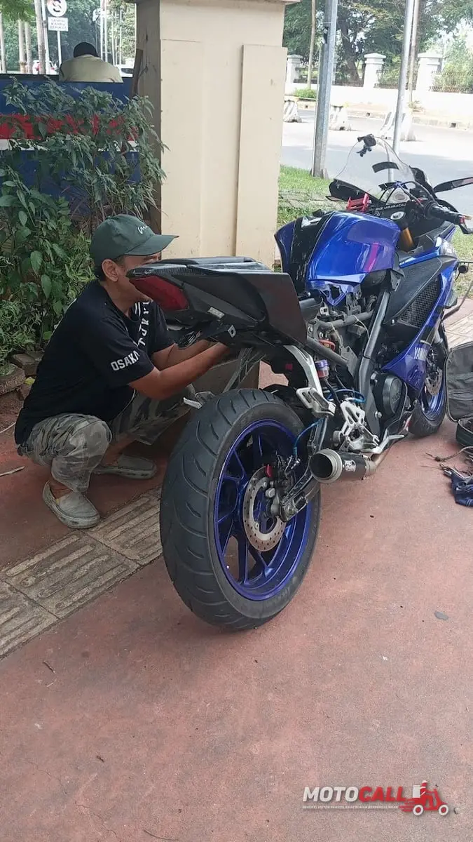 Dokumentasi MotoCall — mekanik servis motor langsung di lokasi pelanggan